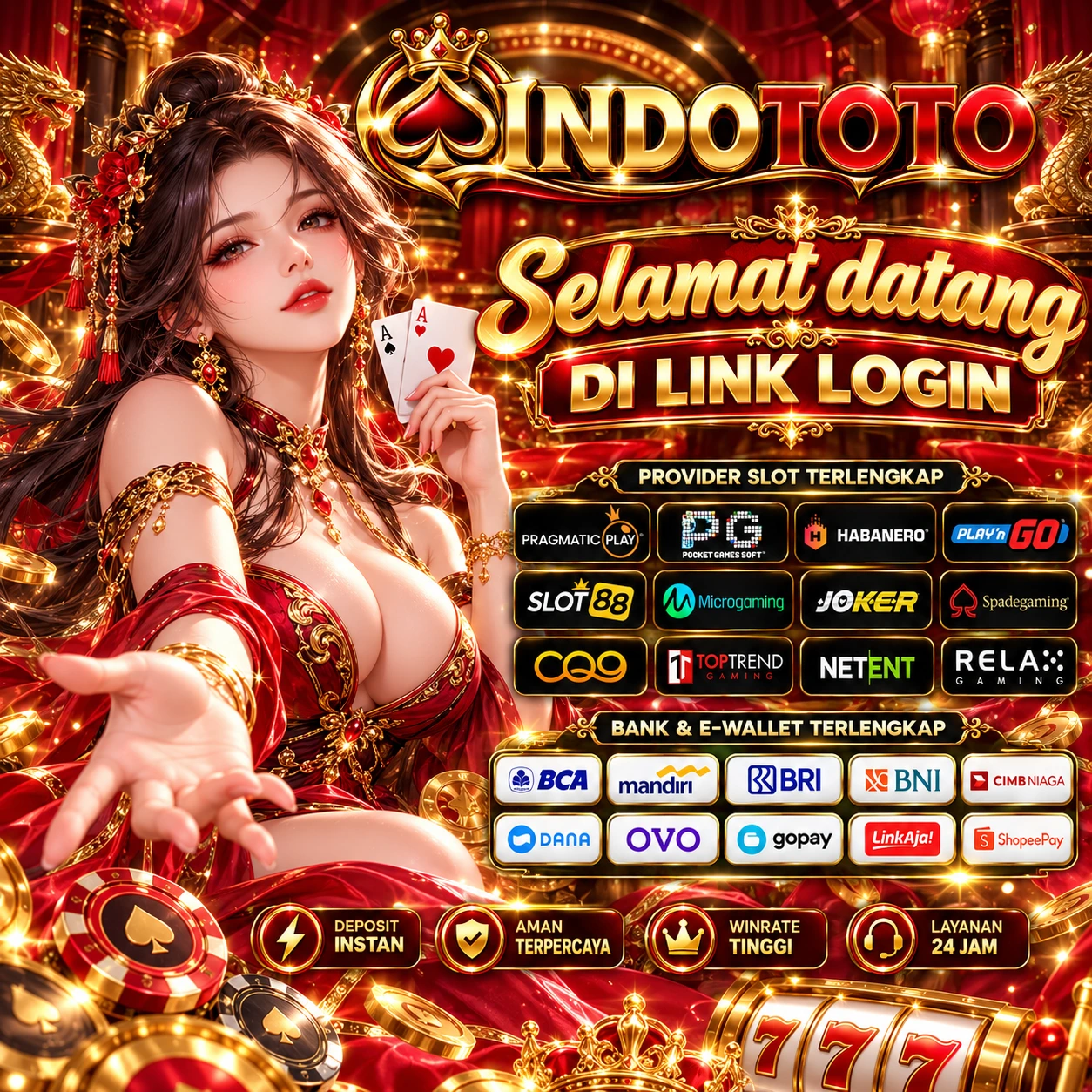 Banner INDOTOTO X BlueCham